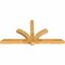 Ekena Millwork Redmond Rough Sawn Timber Gable Bracket, Western Red Cedar, 72"W x 36"H x 4"D x 4"F, 12/12 Pitch GBW072X36X0404RED00RWR - alternate 4